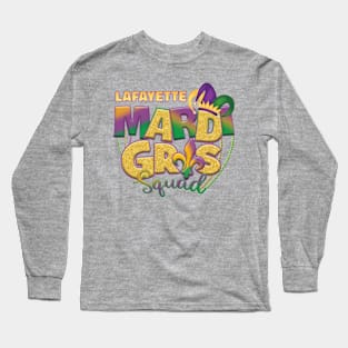 Lafayette Mardi Gras Long Sleeve T-Shirt